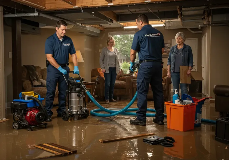 Basement Water Extraction and Removal Techniques process in Ellerbe, NC