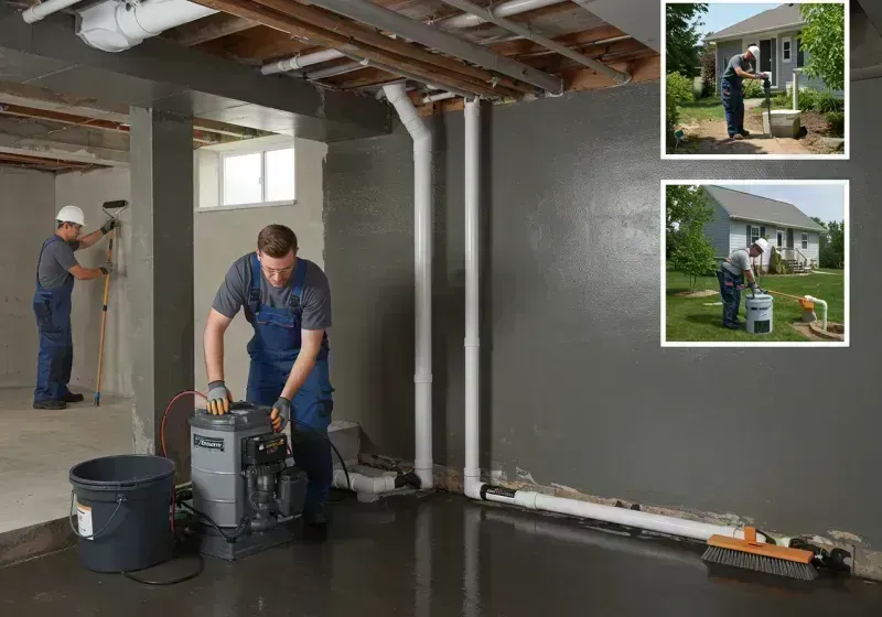 Basement Waterproofing and Flood Prevention process in Ellerbe, NC